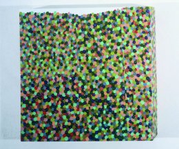 Beads  2005  oil on canvas  50/50/8 cm