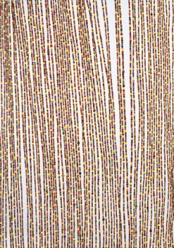 Šňůry korálků  2003  olej na plátně  120/180 cm