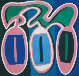 Three Bubbles  1987  acrylic on canvas  120/110 cm